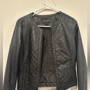 Faux leather jacket
